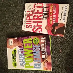 The Shred Power Cleanse & Super Shread Diet book bundle